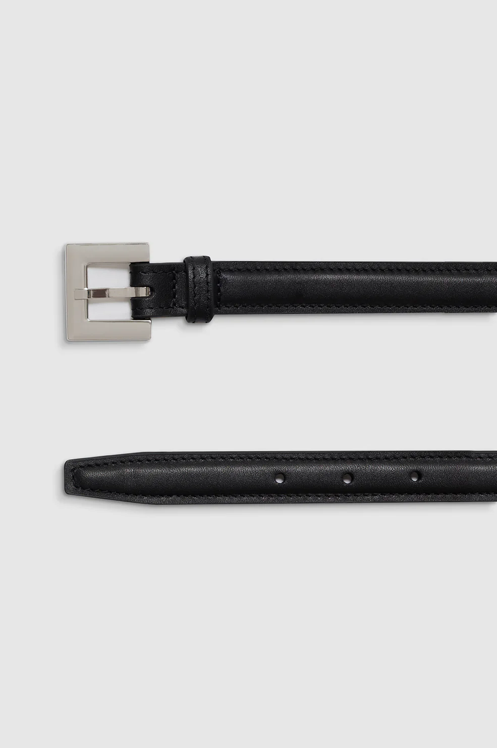 Nicola Belt - Black With Silver