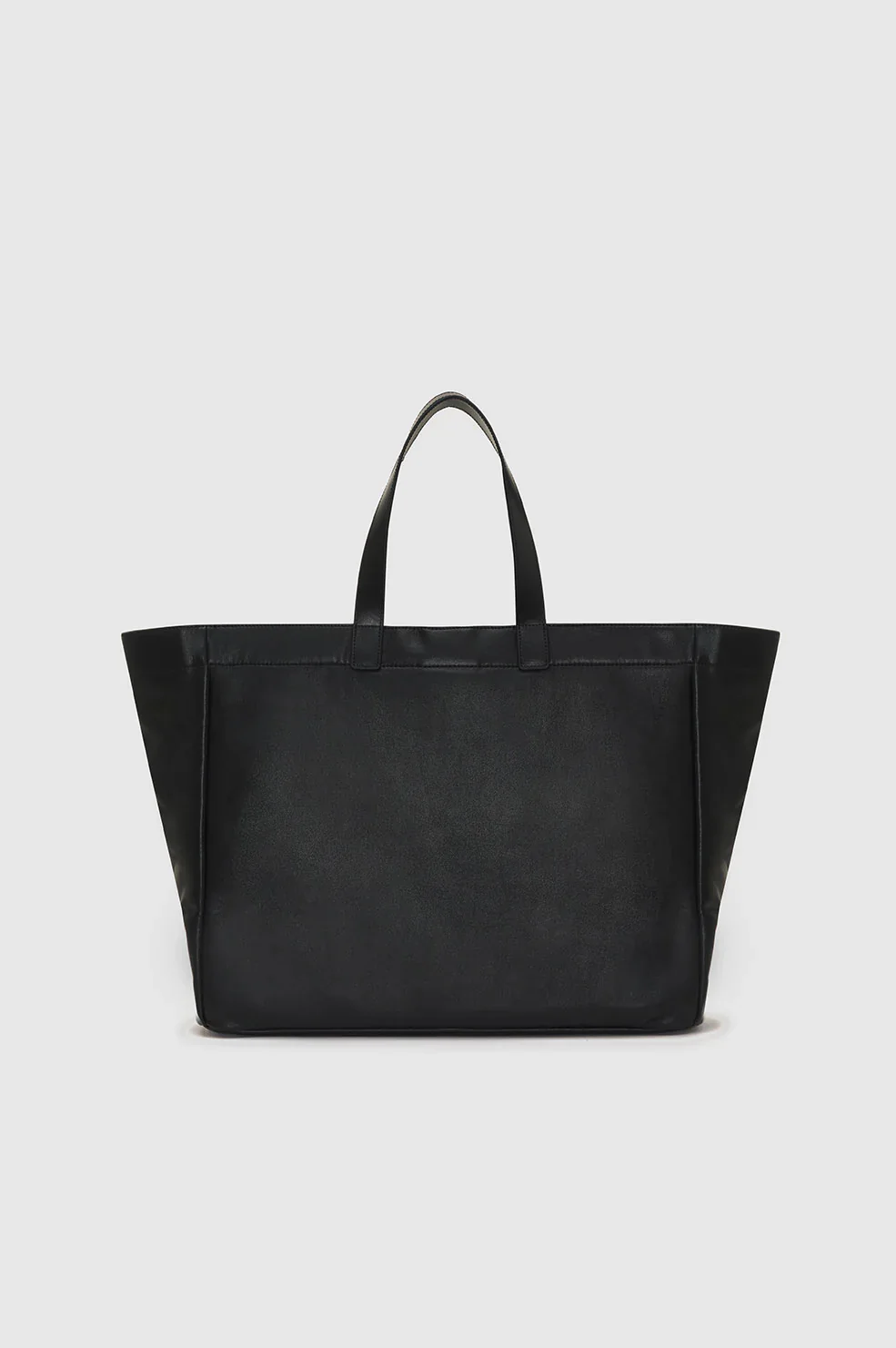 Large Rio Tote - Black Recycled Leather