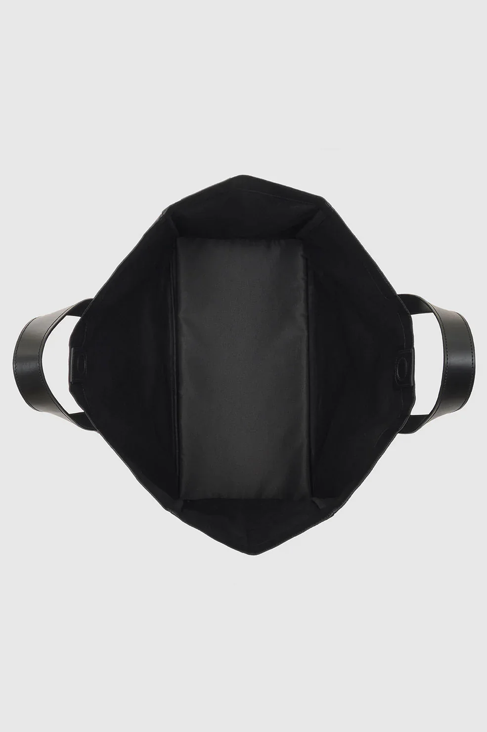 Large Rio Tote - Black Recycled Leather