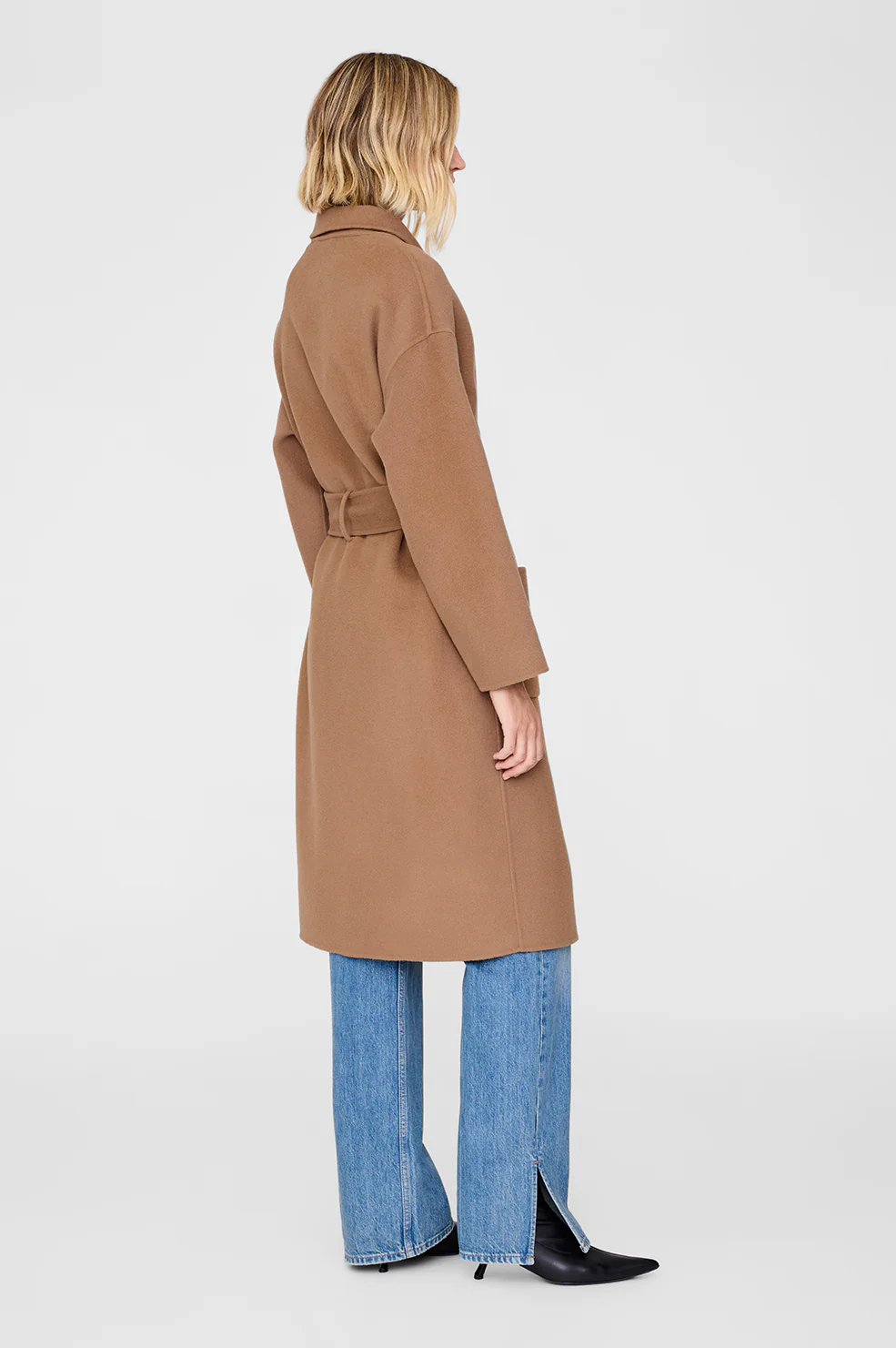 Dylan Coat - Camel Cashmere Blend
