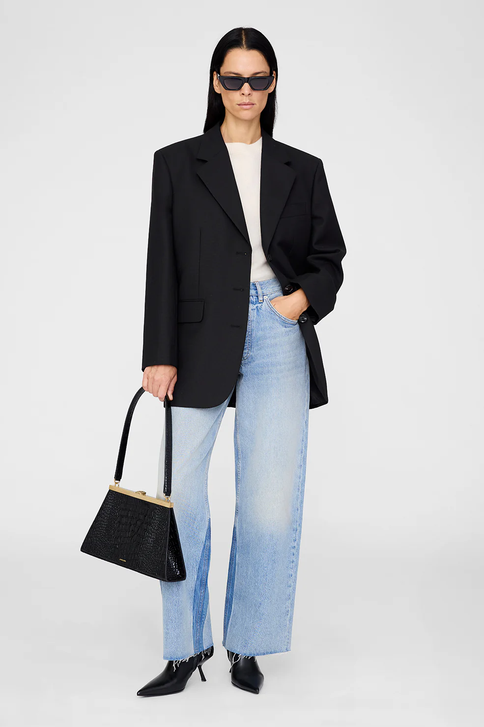 Anine Bag - Black Embossed
