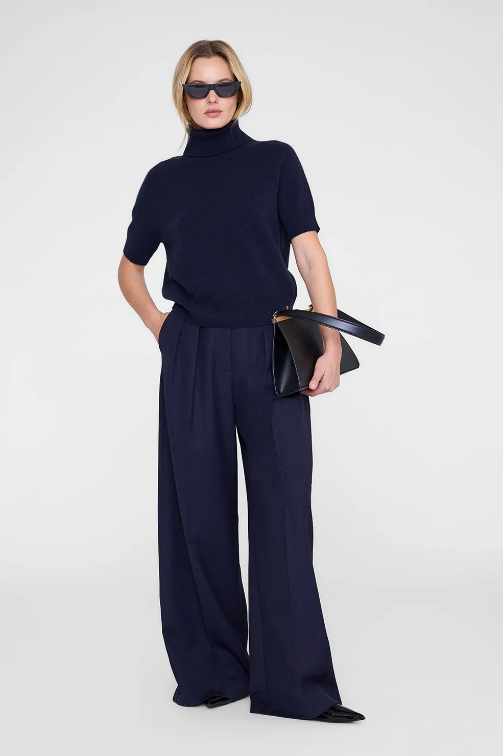 Jackson Turtleneck Sweater - Midnight Blue