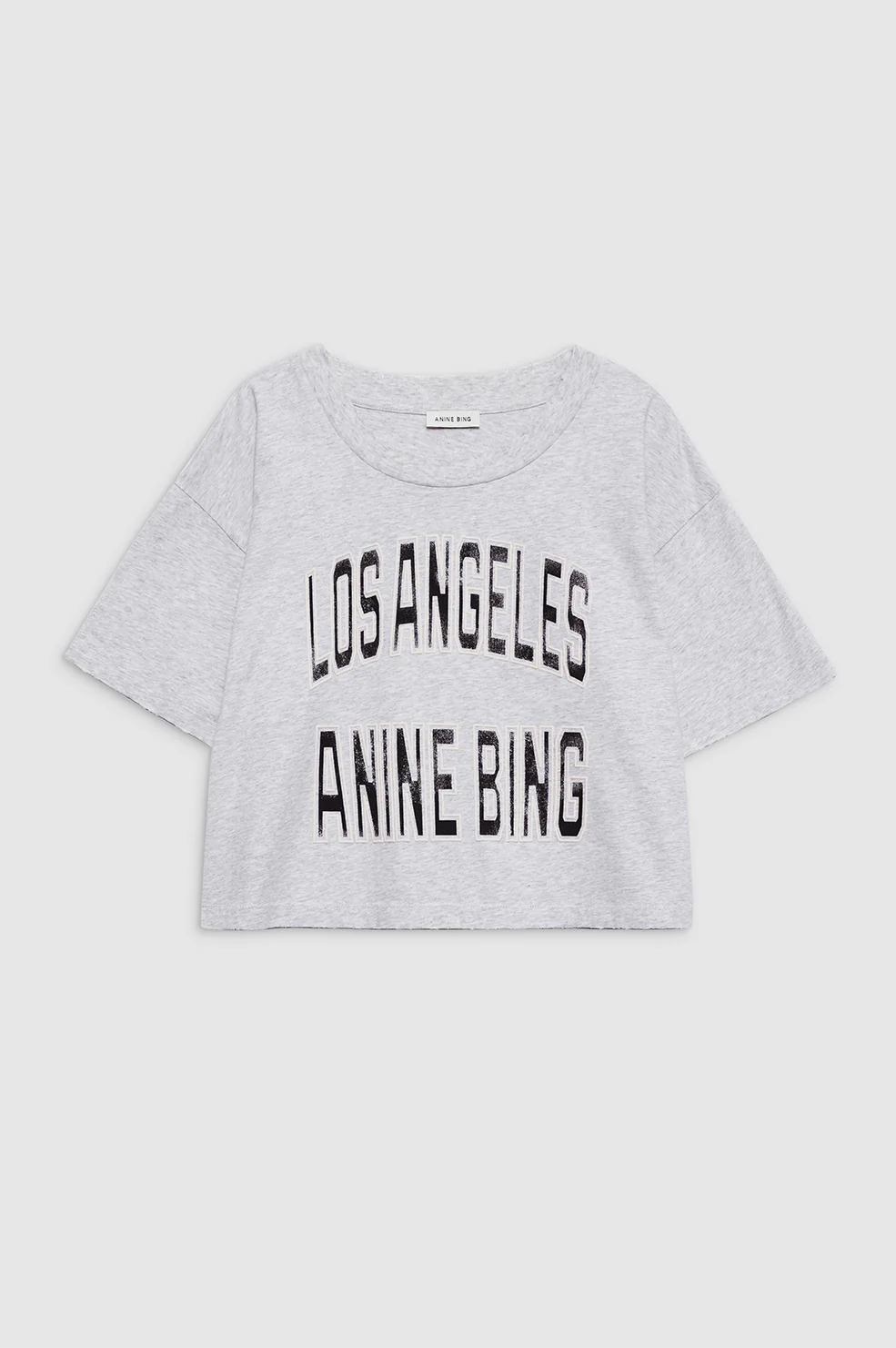 Johnny Cropped Tee - Grey