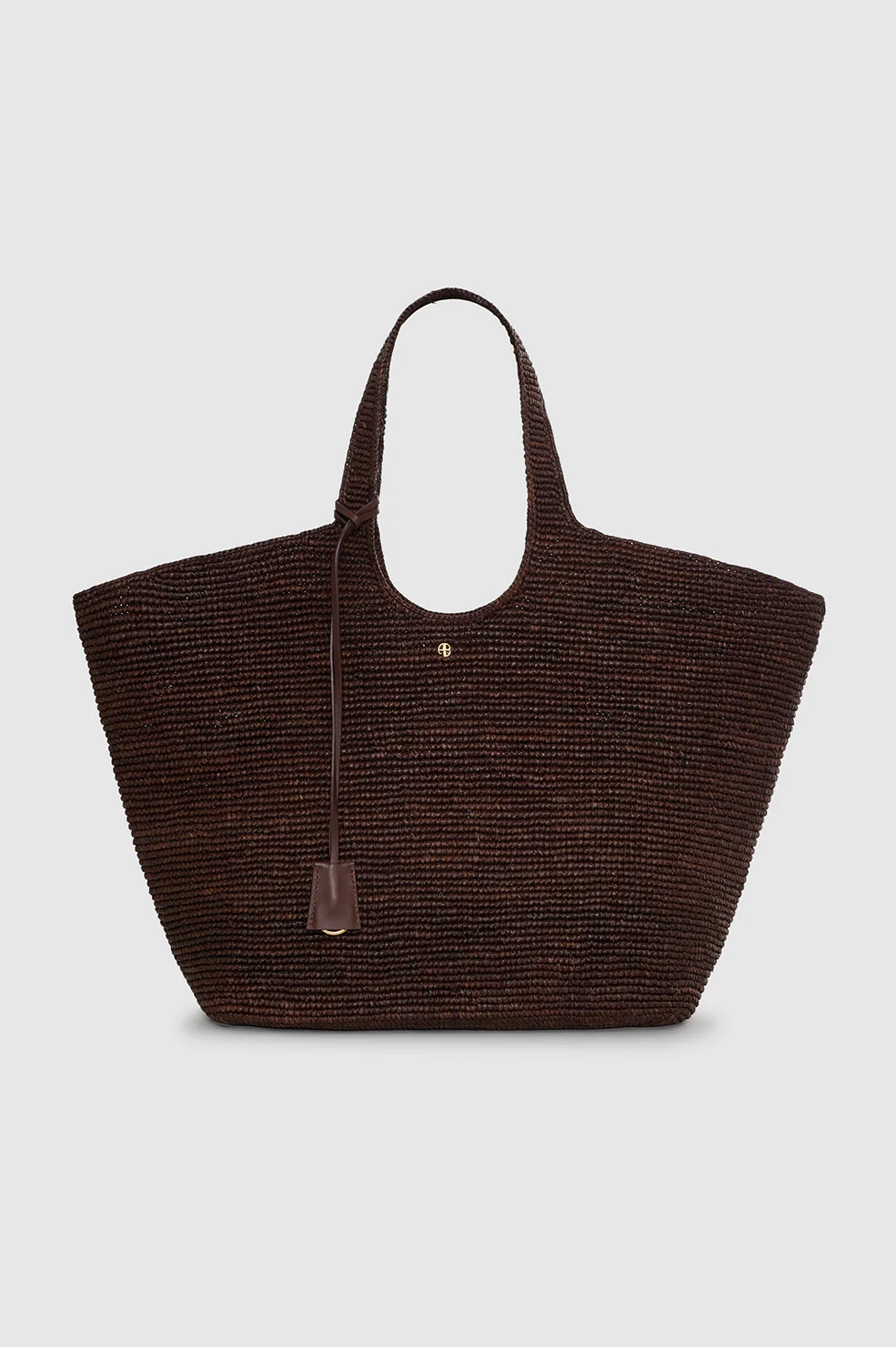 Lili Tote Raffia - Dark Brown