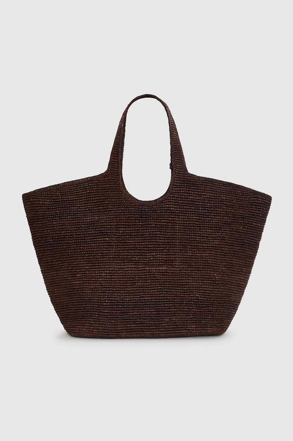 Lili Tote Raffia - Dark Brown