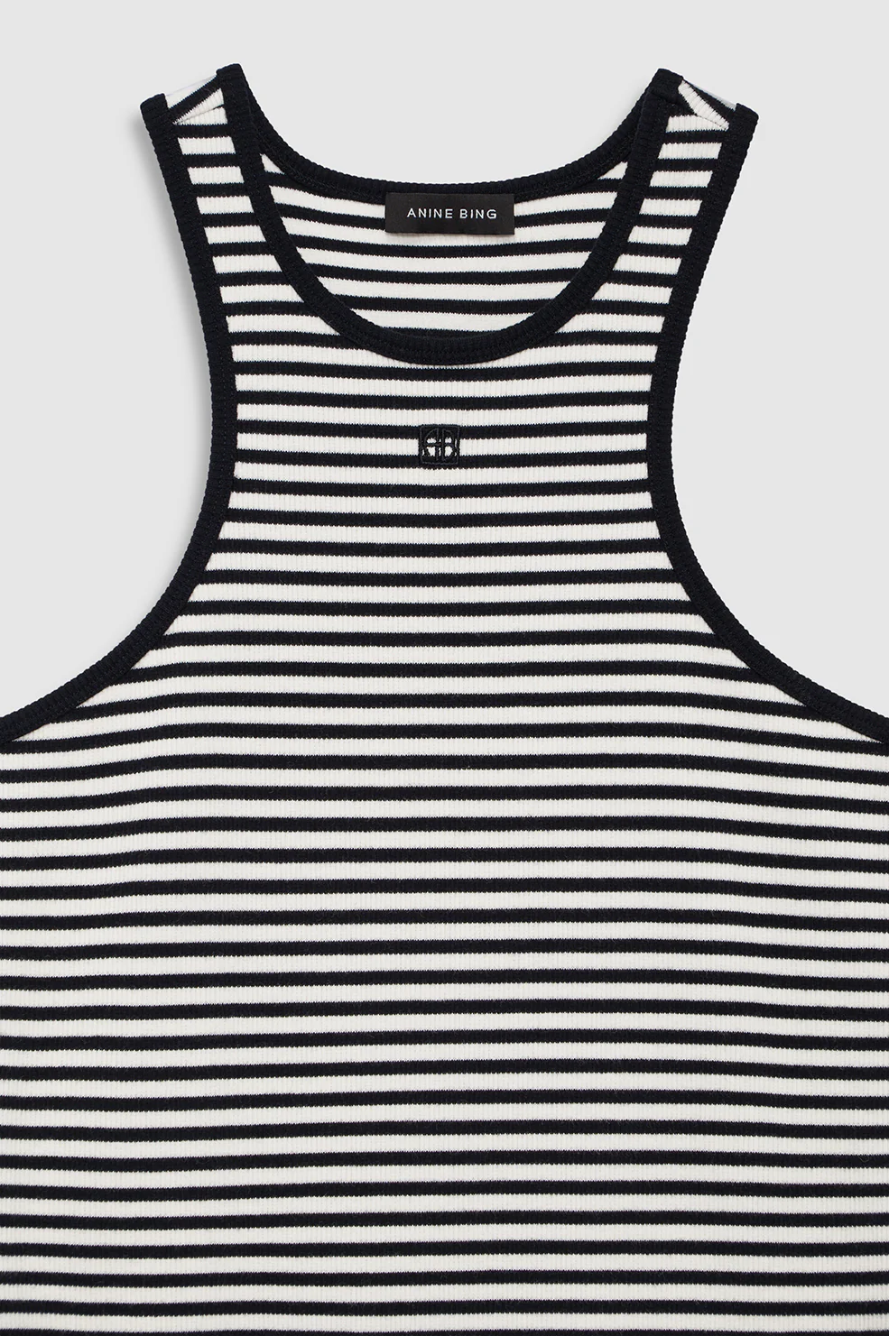 1237-cole-dress-white-and-black-mini-stripe-4.webp Cole Dress - White And Black Mini Stripe