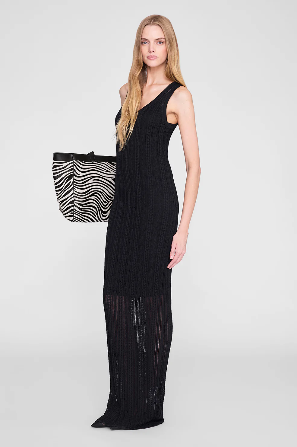 Arie Long Dress - Black