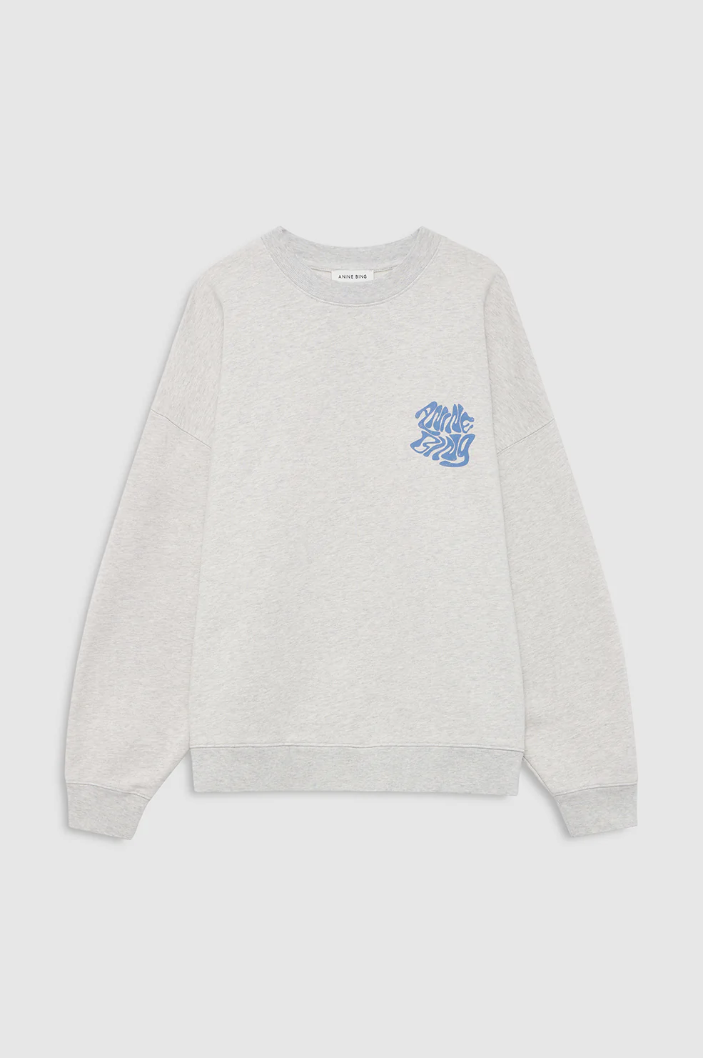 Miles Sweatshirt Waves - Heather Grey