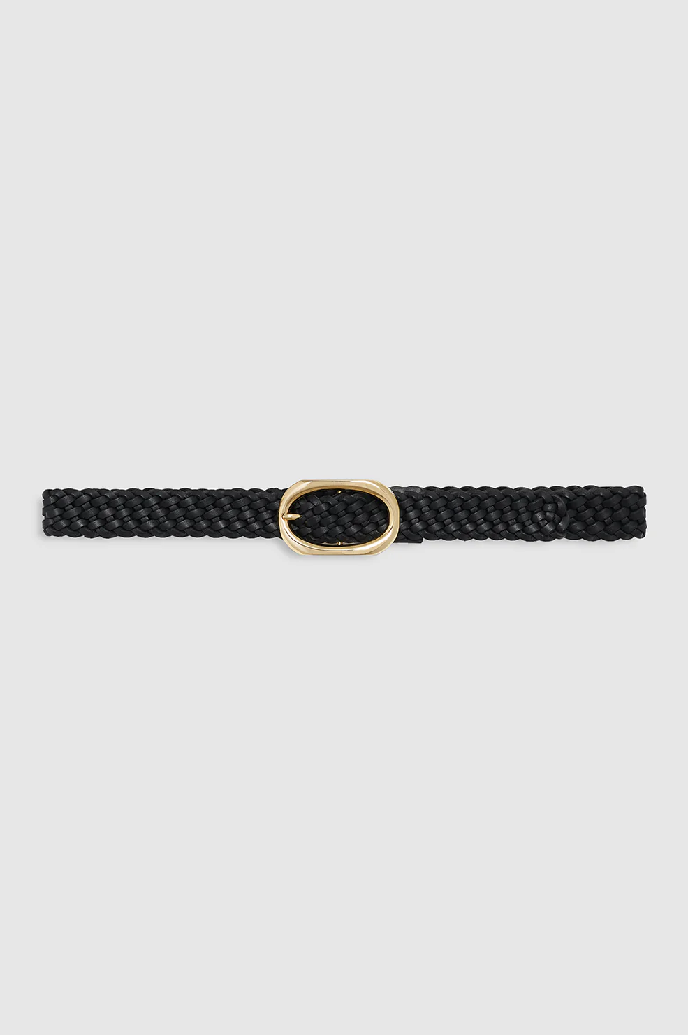 Signature Link Belt Braided - Black