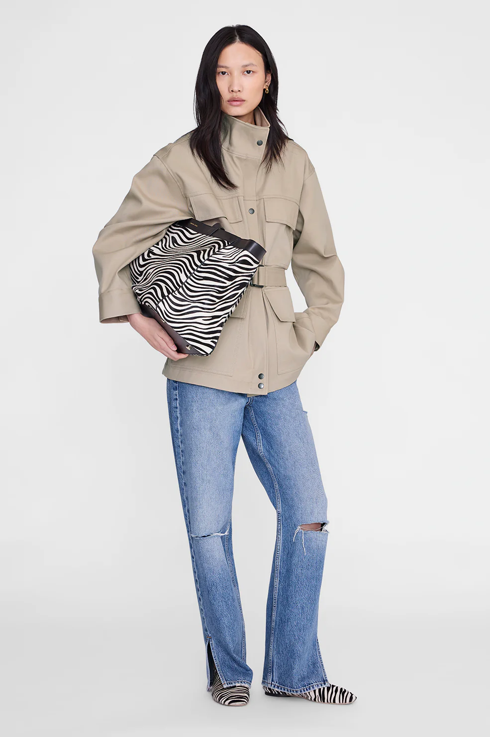 Medium Rio Tote - Zebra