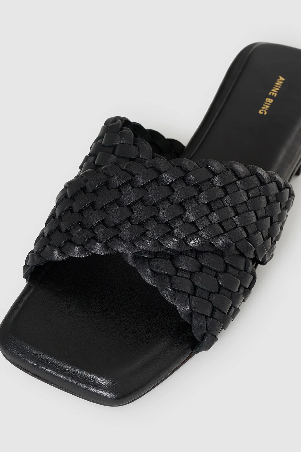 Ria Slides Braided - Black