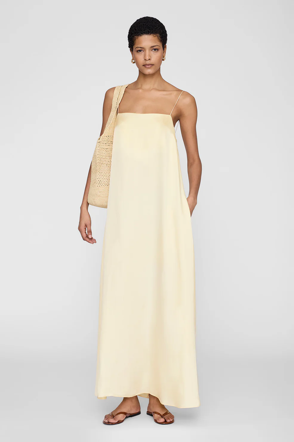 Mae Dress - Butter Yellow