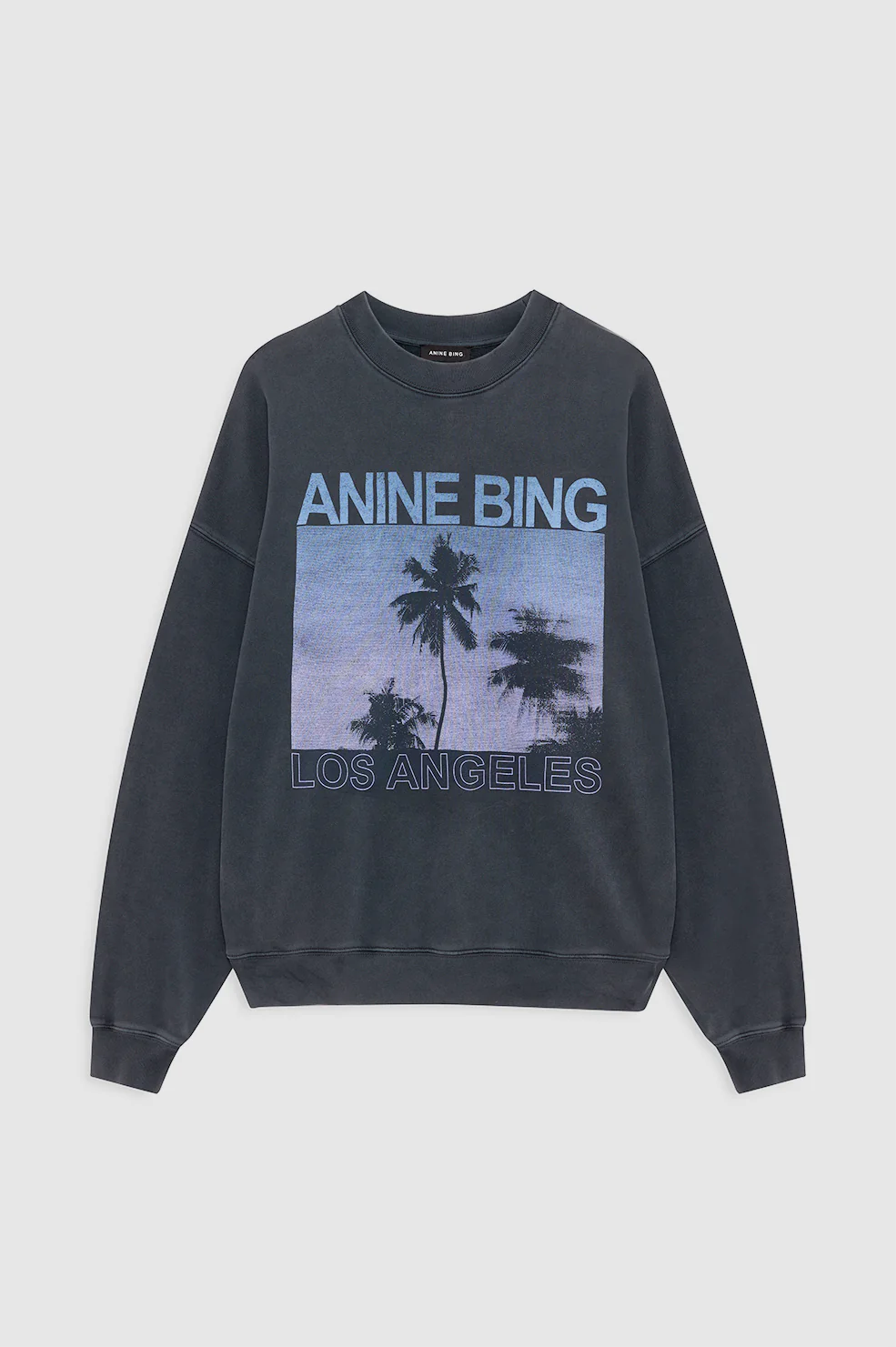 1432-miles-sweatshirt-palms-washed-grey-3.webp Miles Sweatshirt Palms - Washed Grey