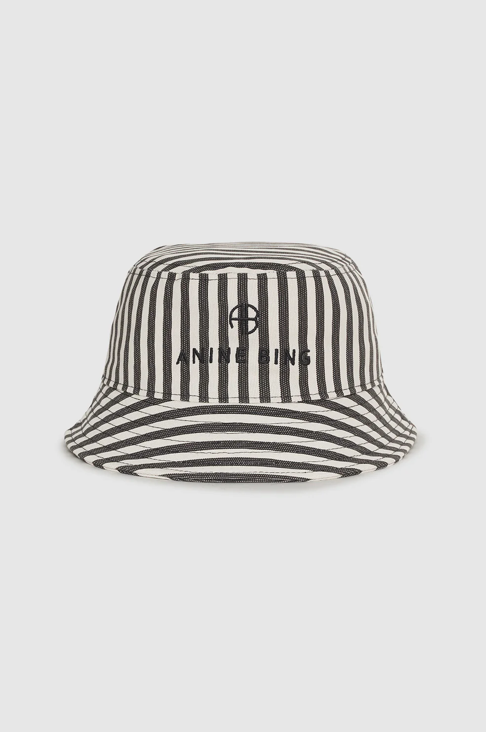 Nicks Bucket Hat - White And Black Stripe
