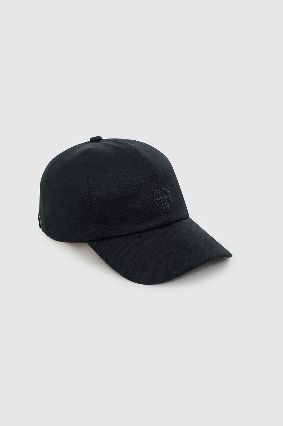 Jeremy Baseball Cap - Black Wool