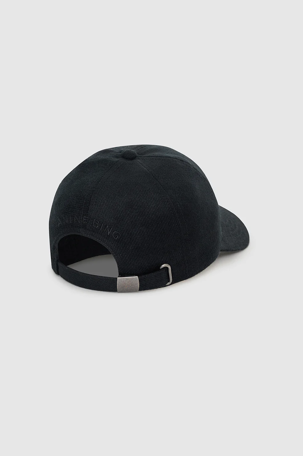 Jeremy Baseball Cap - Black Wool