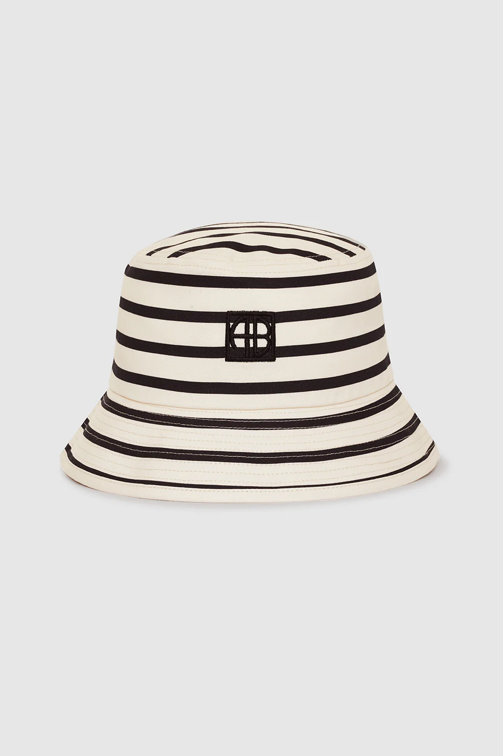 Nicks Bucket Hat - Black Stripe French Terry