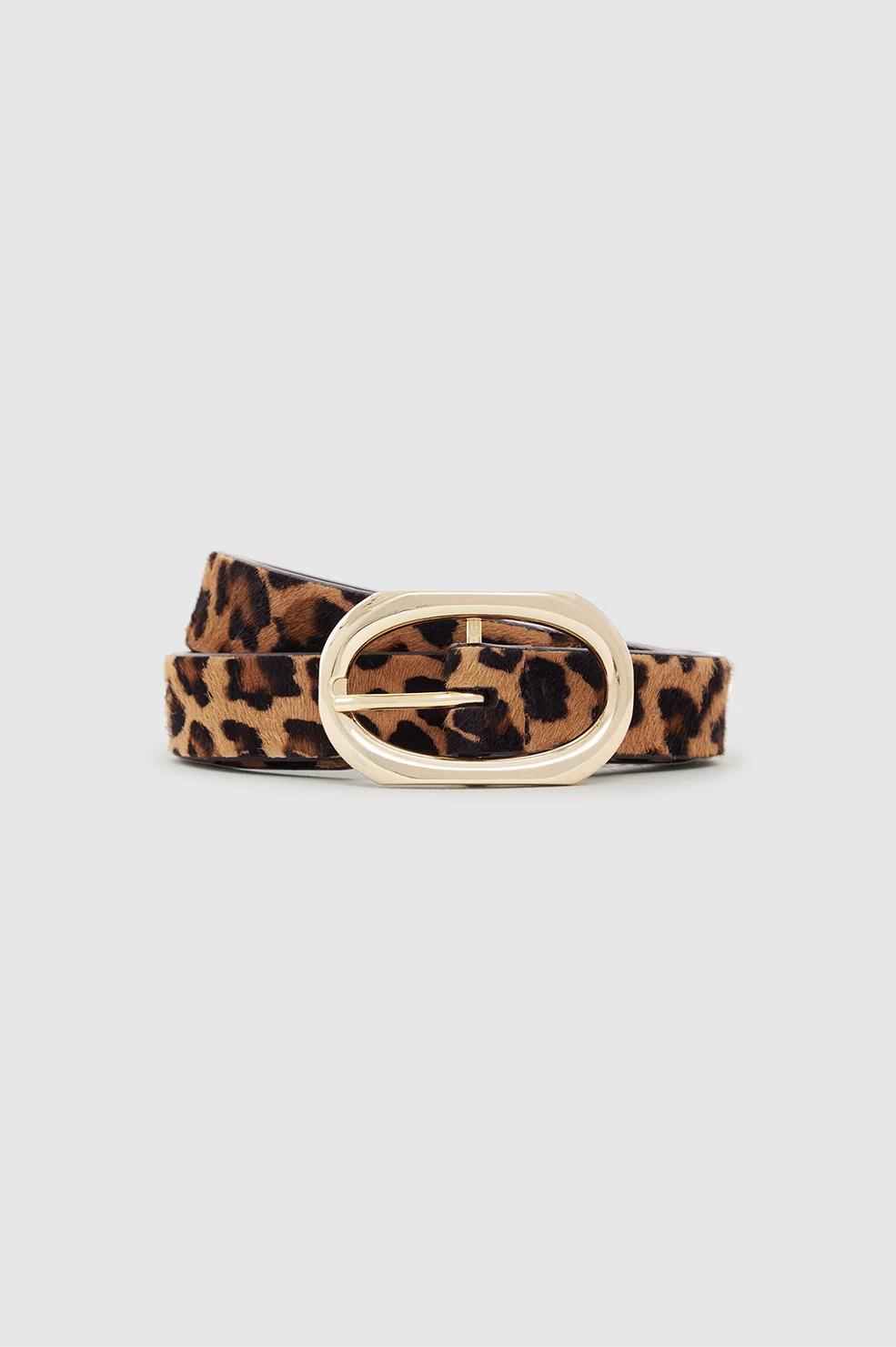 Small Signature Link Belt - Leopard