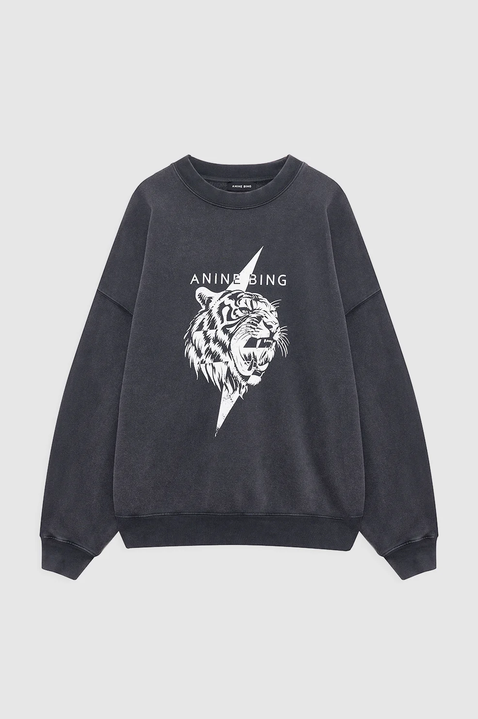 1503-miles-sweatshirt-tiger-vintage-black-3.webp Miles Sweatshirt Tiger - Vintage Black