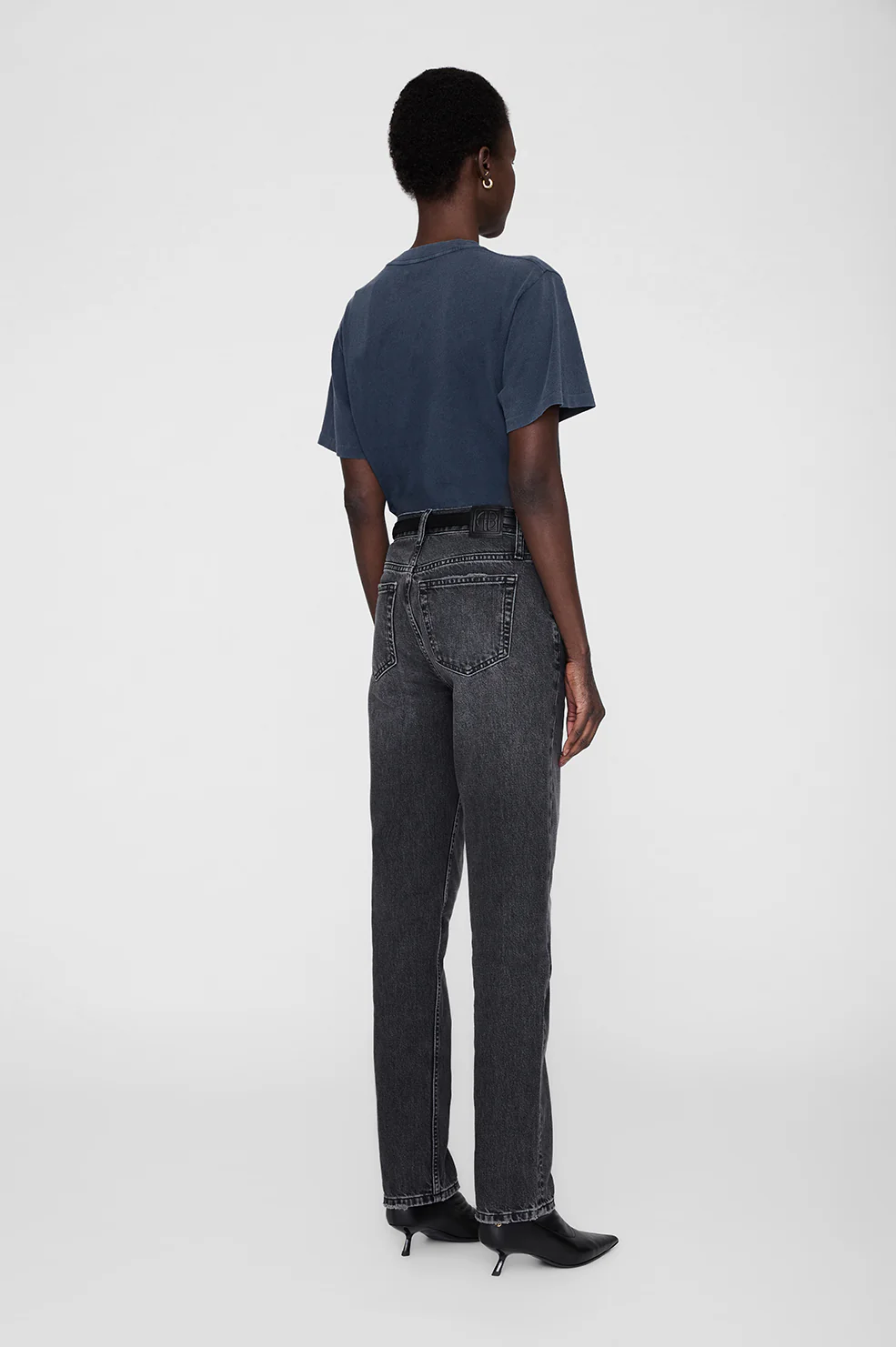 Lili Tee Snake - Washed Black