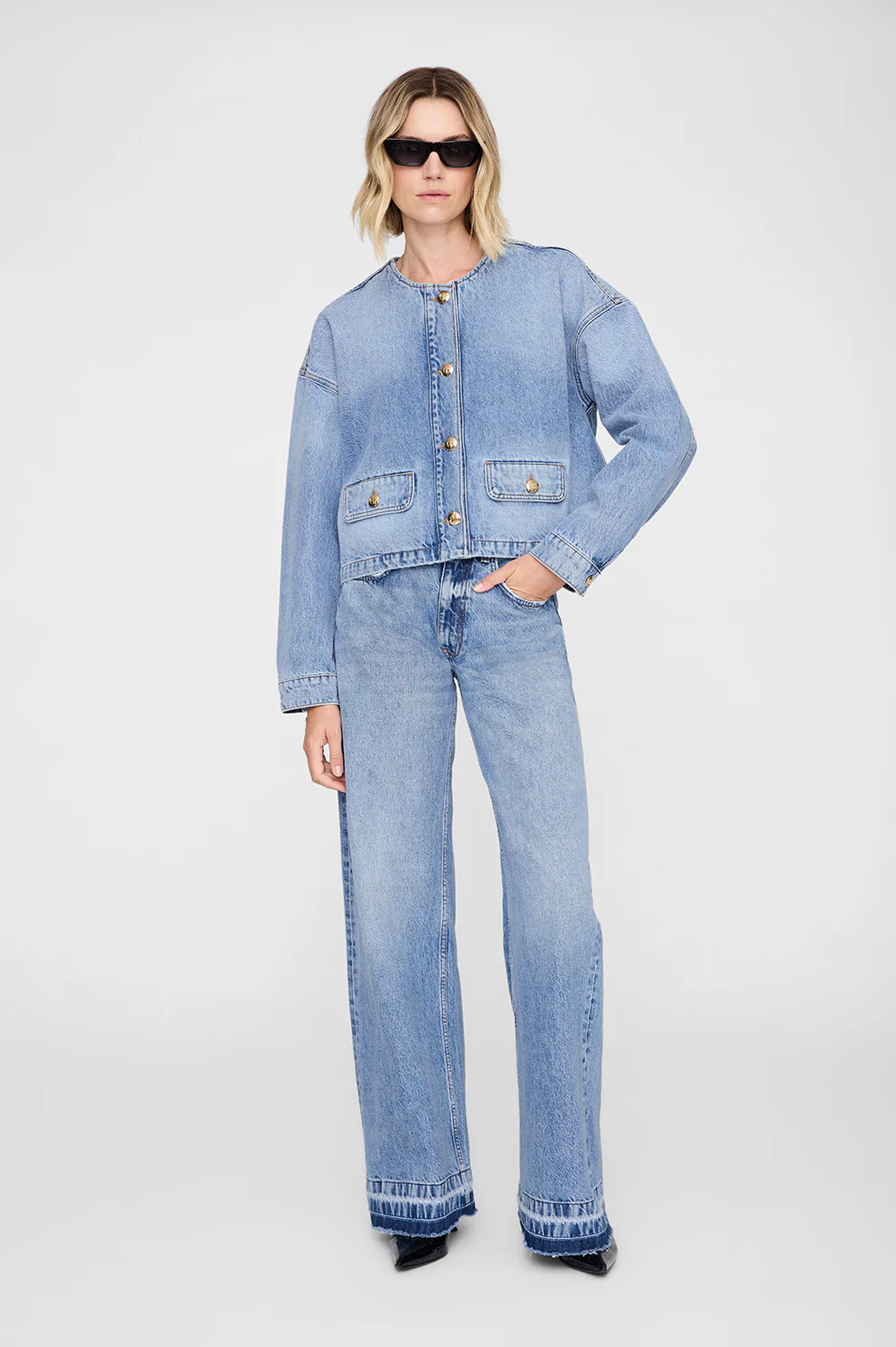 Blanche Jacket - Caspian Blue