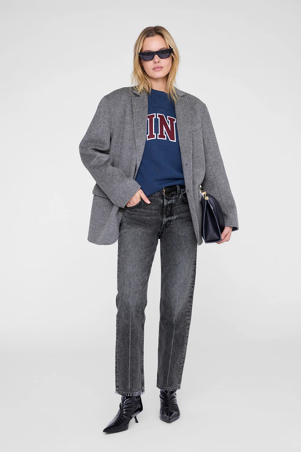 Trenton Sweatshirt Bing - Washed Navy