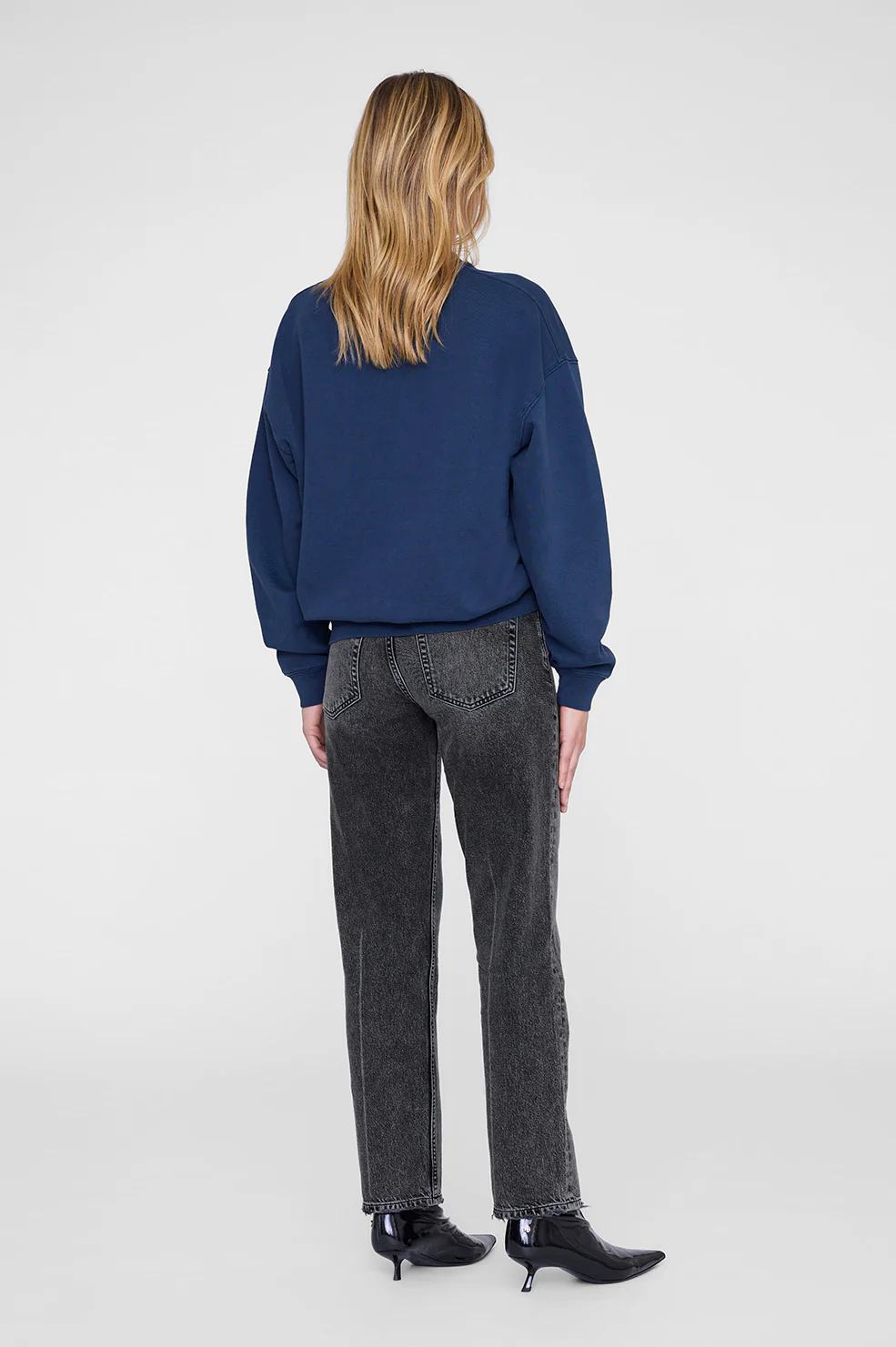 Trenton Sweatshirt Bing - Washed Navy