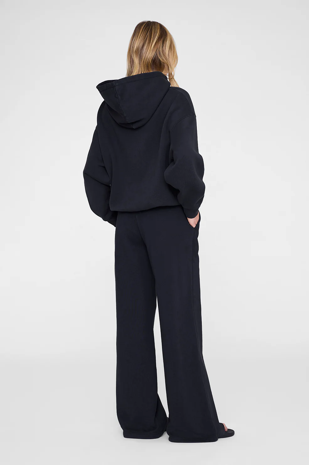 Kacey Sweatpant Monogram - Vintage Black