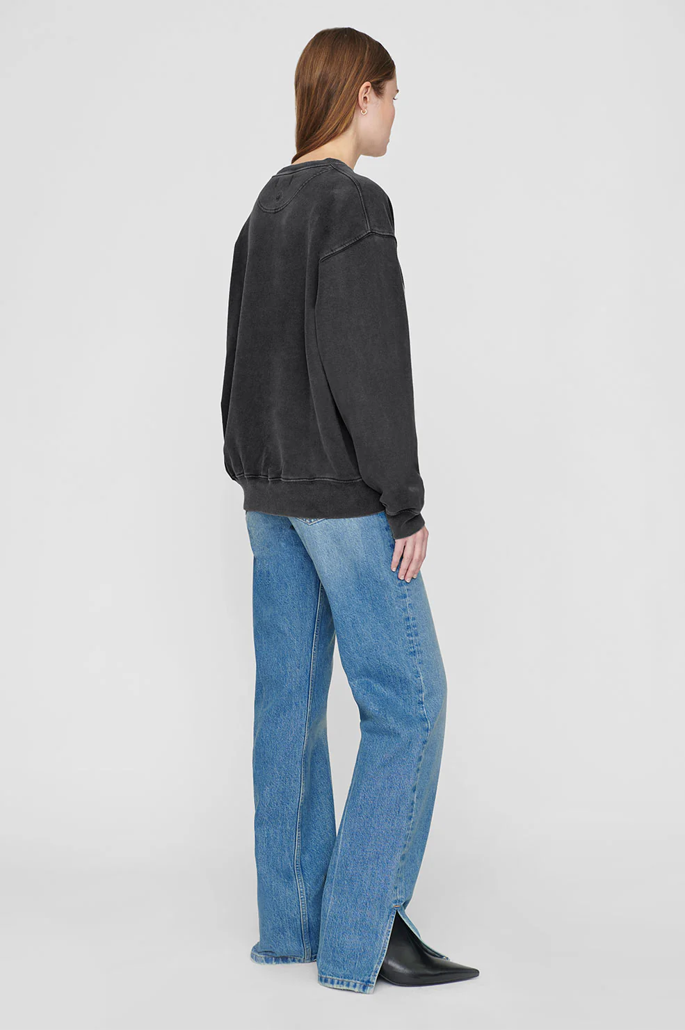 1607-ramona-sweatshirt-university-los-angeles-washed-black-2.webp Ramona Sweatshirt University Los Angeles - Washed Black