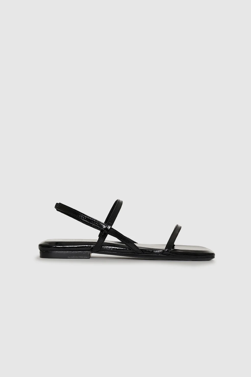 Hilda Flat Sandals - Black