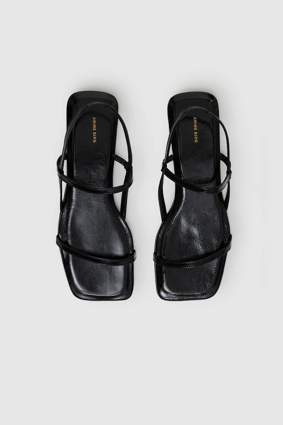 Hilda Flat Sandals - Black