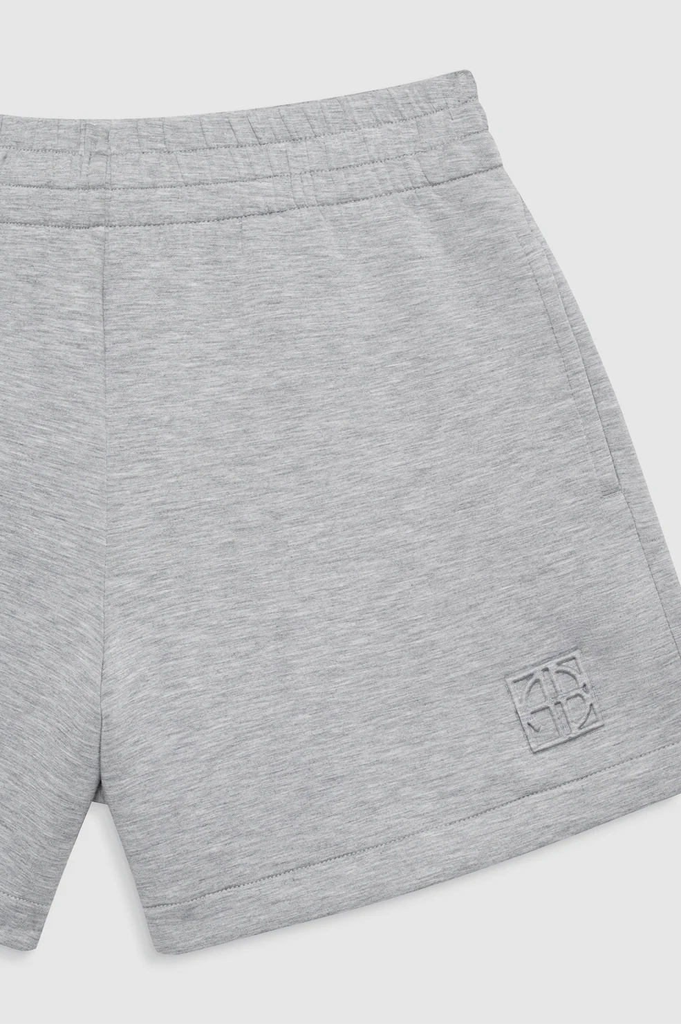 Kam Short Framed Monogram - Heather Grey