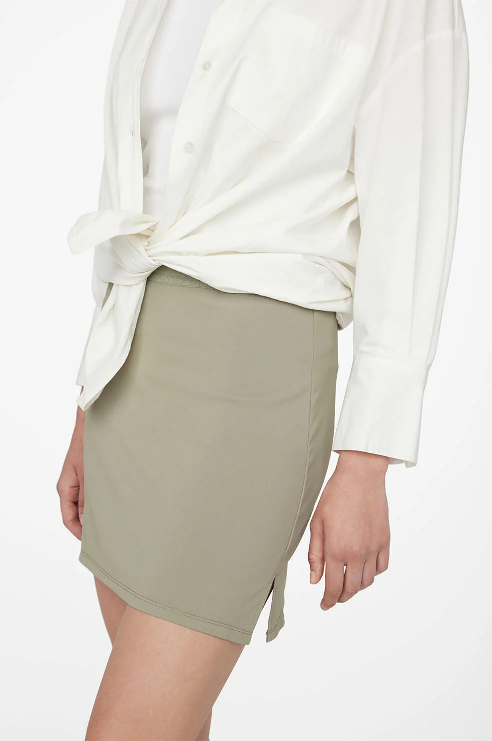 Elise Skirt - Green Khaki