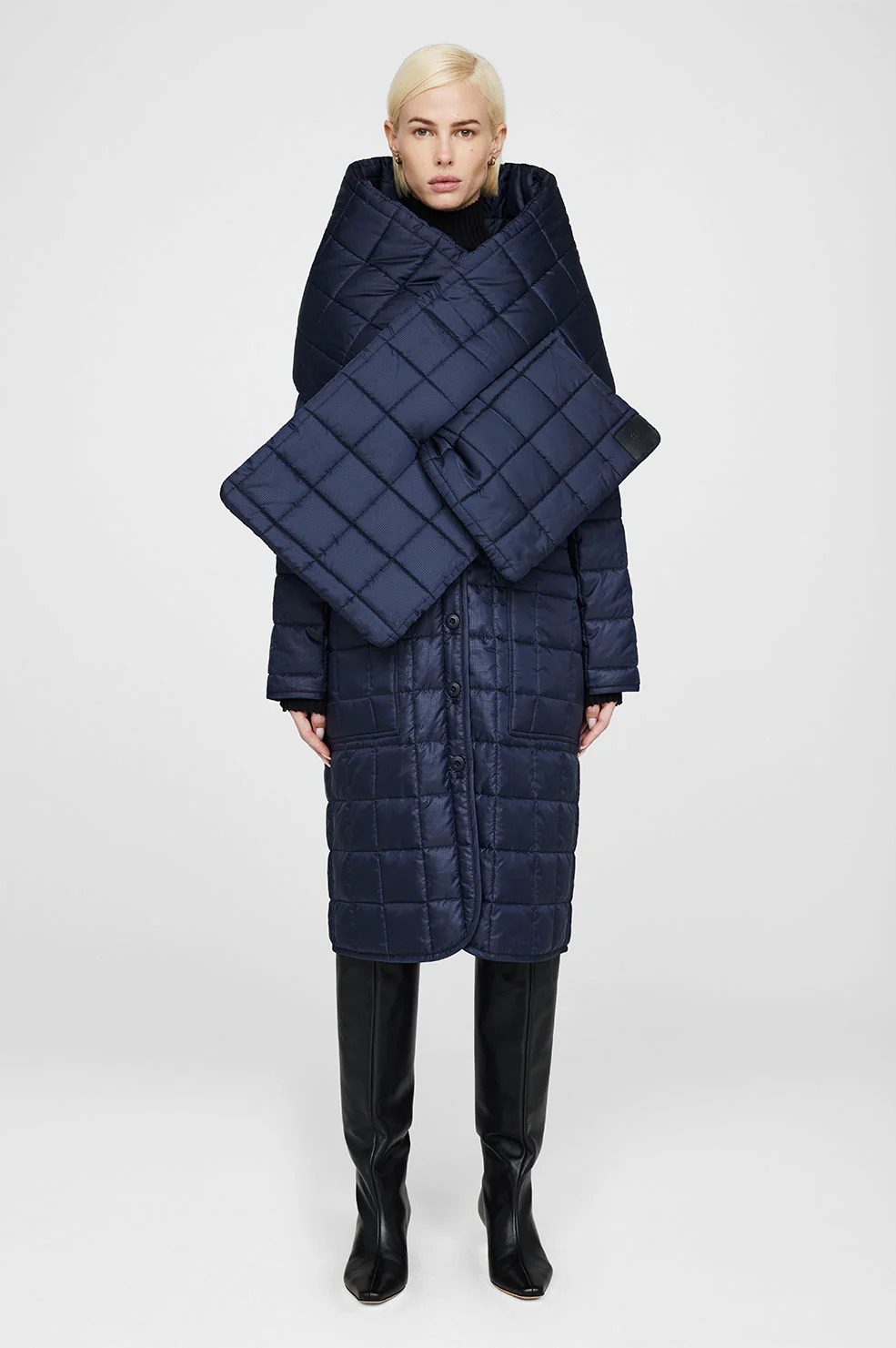 Erica Scarf - Midnight Navy