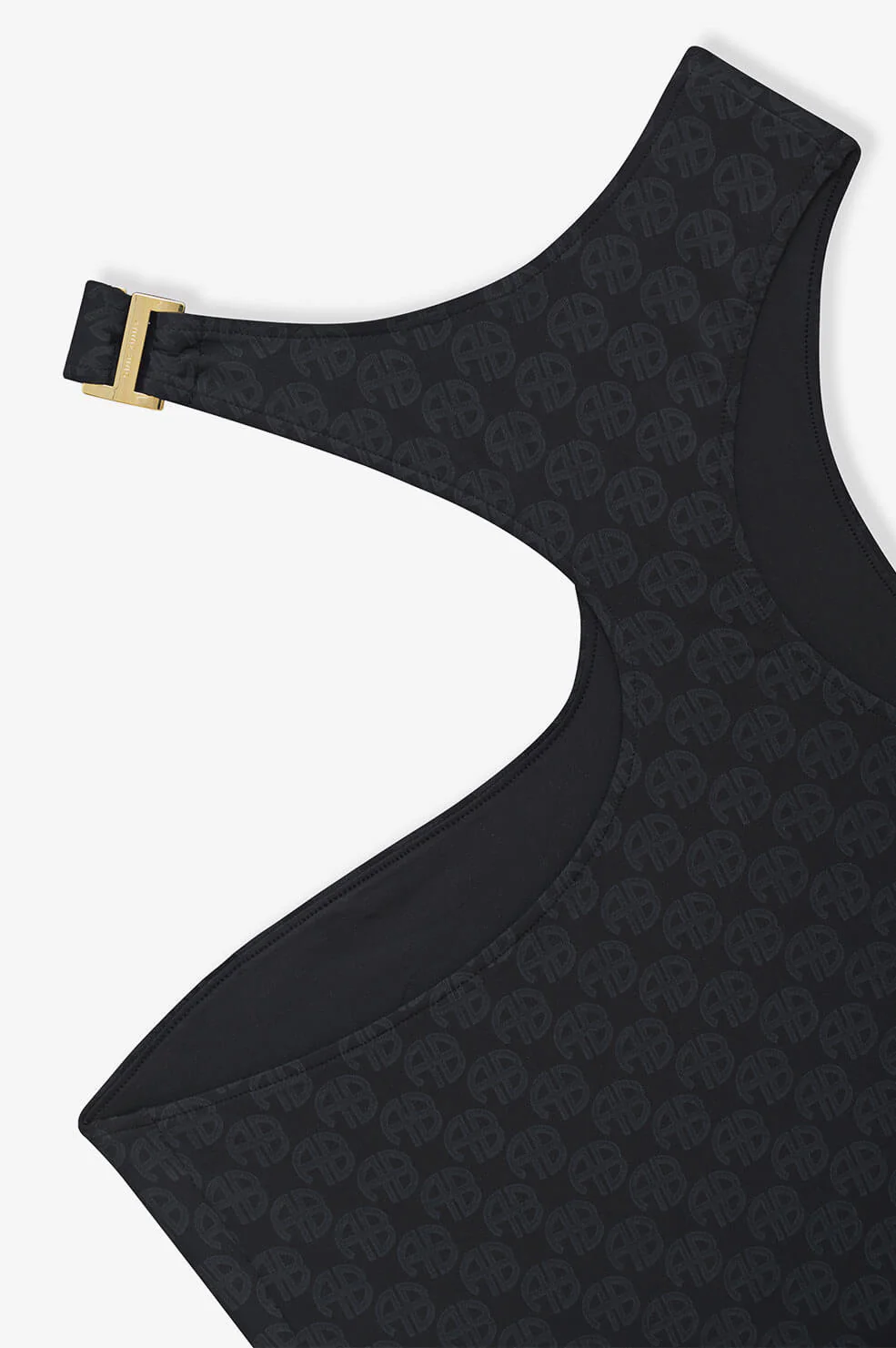Lesly One Piece - Black Monogram Print