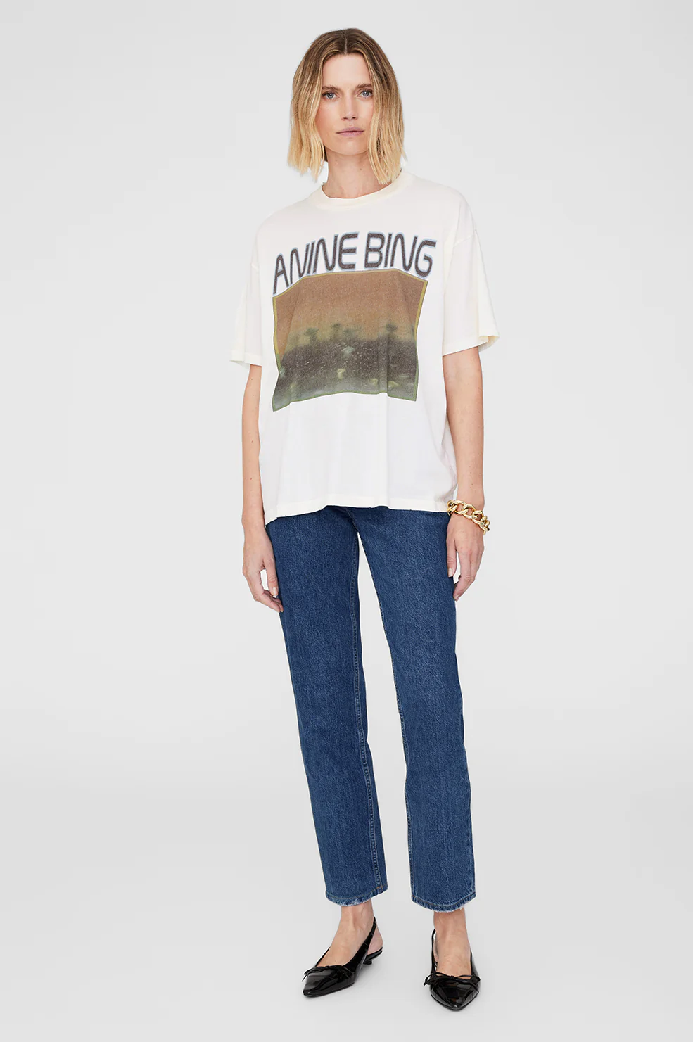 Cade Tee Mushrooms - Off White