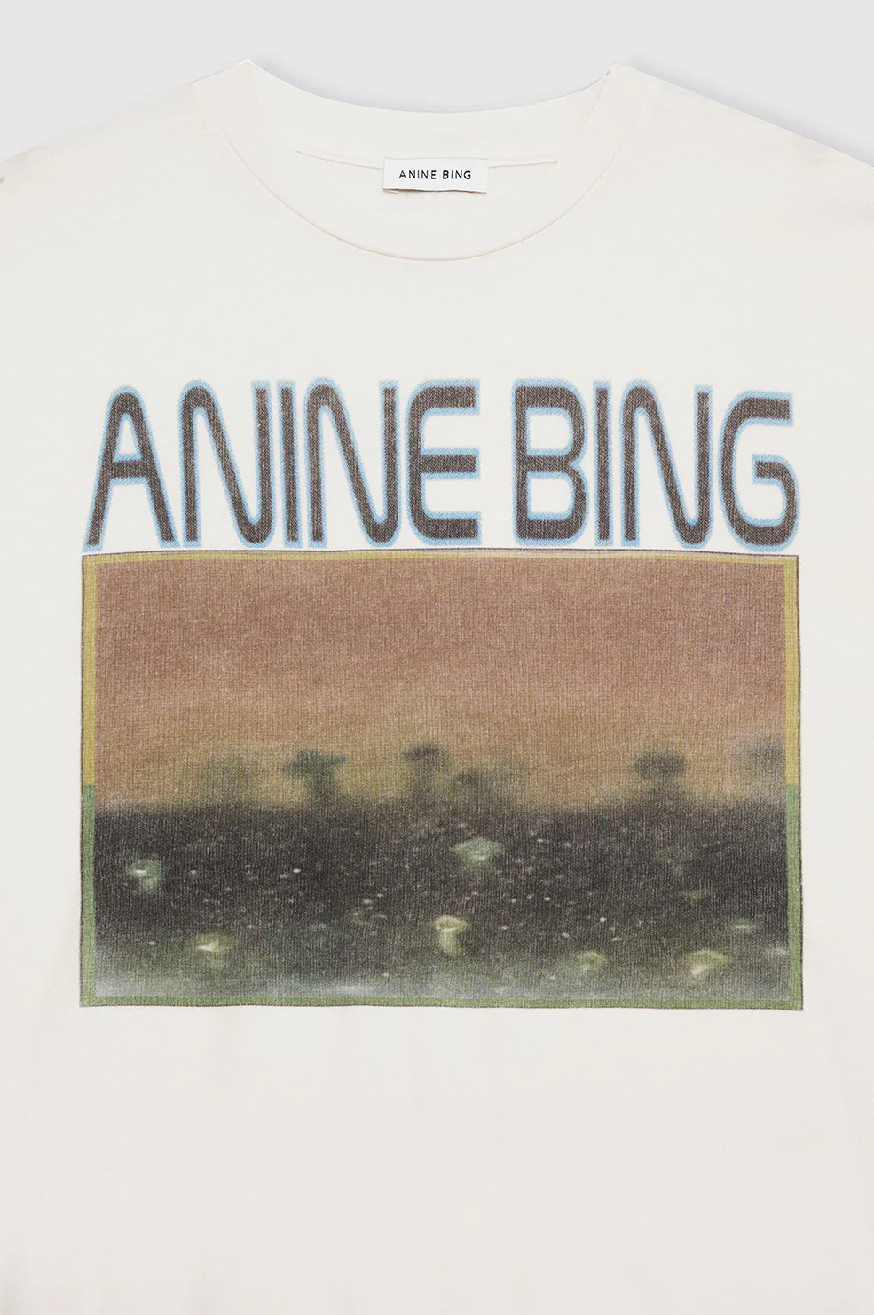 Cade Tee Mushrooms - Off White