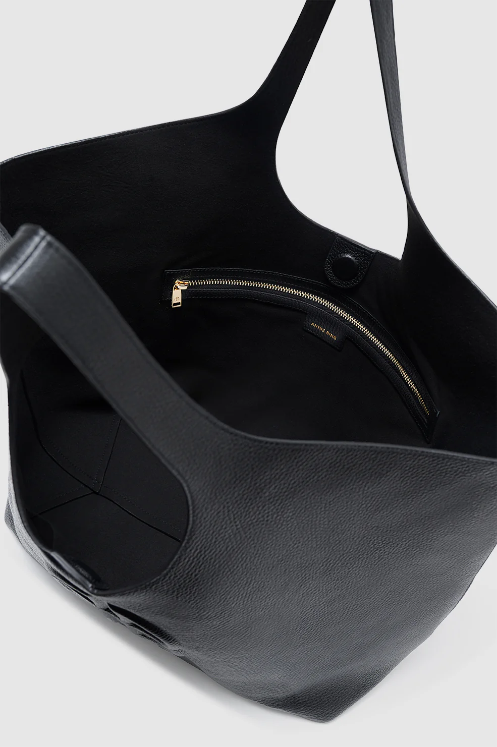 Lili Tote - Black Pebbled