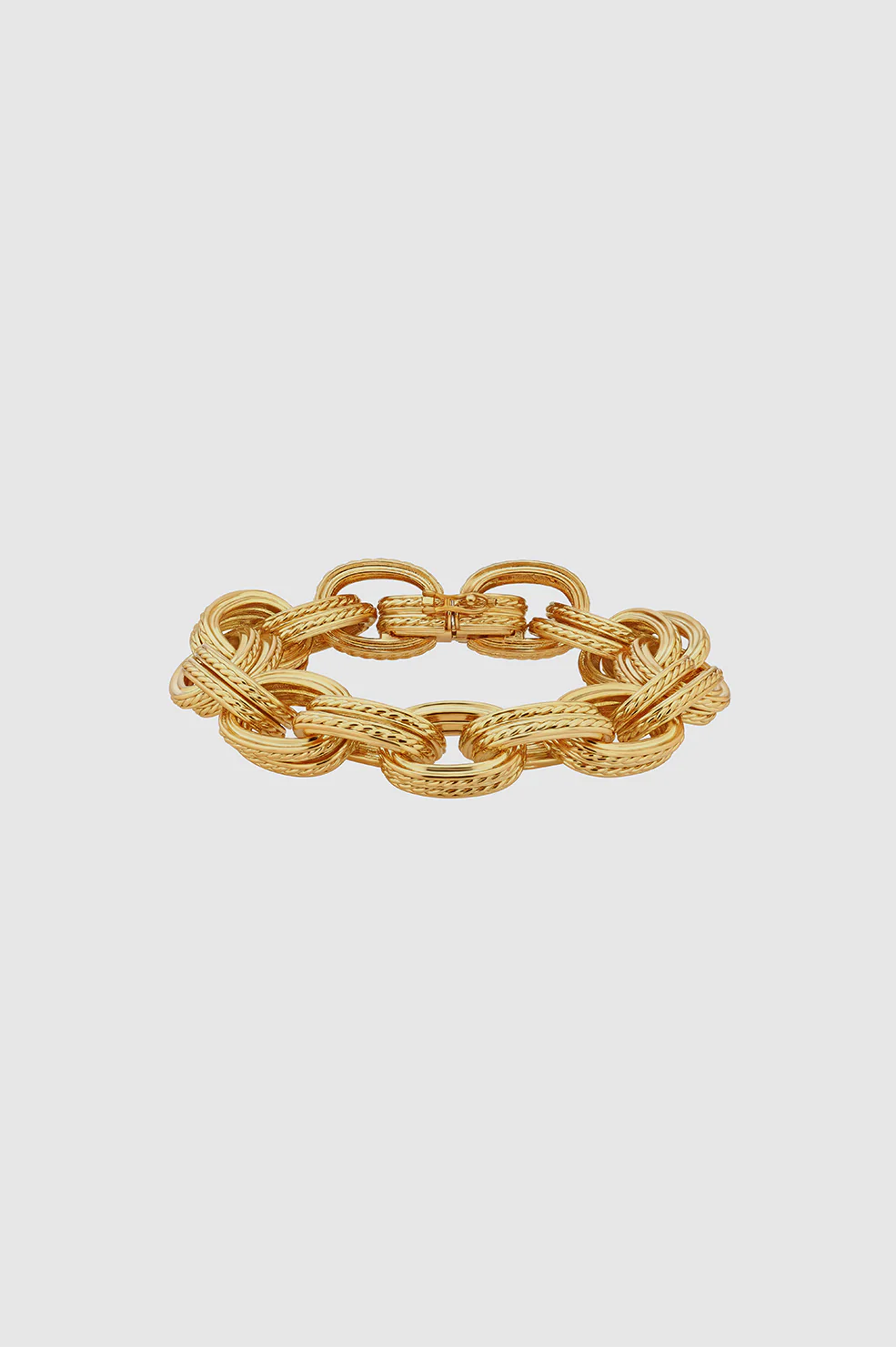 1948-double-link-chain-bracelet-gold-2.webp Double Link Chain Bracelet - Gold