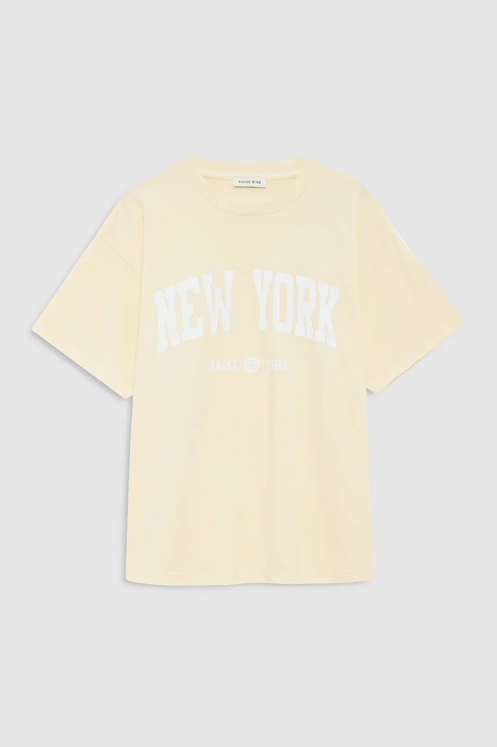 Cade Tee New York University - Butter Yellow