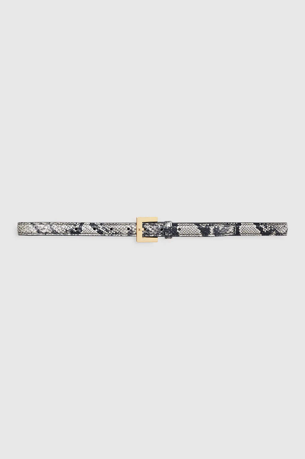 Nicola Belt - Black And White Snake