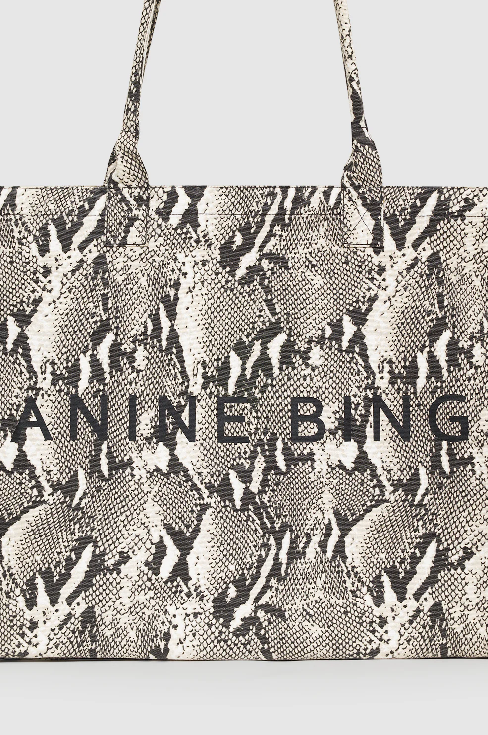 Leo Canvas Tote - Python