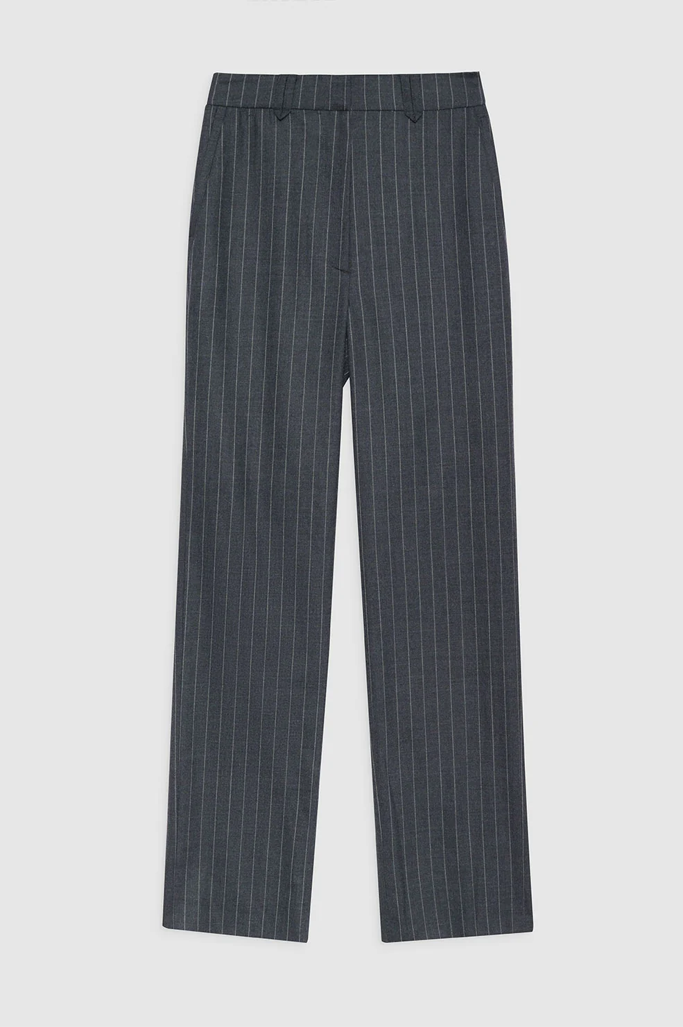 Drew Pant - Grey Pinstripe