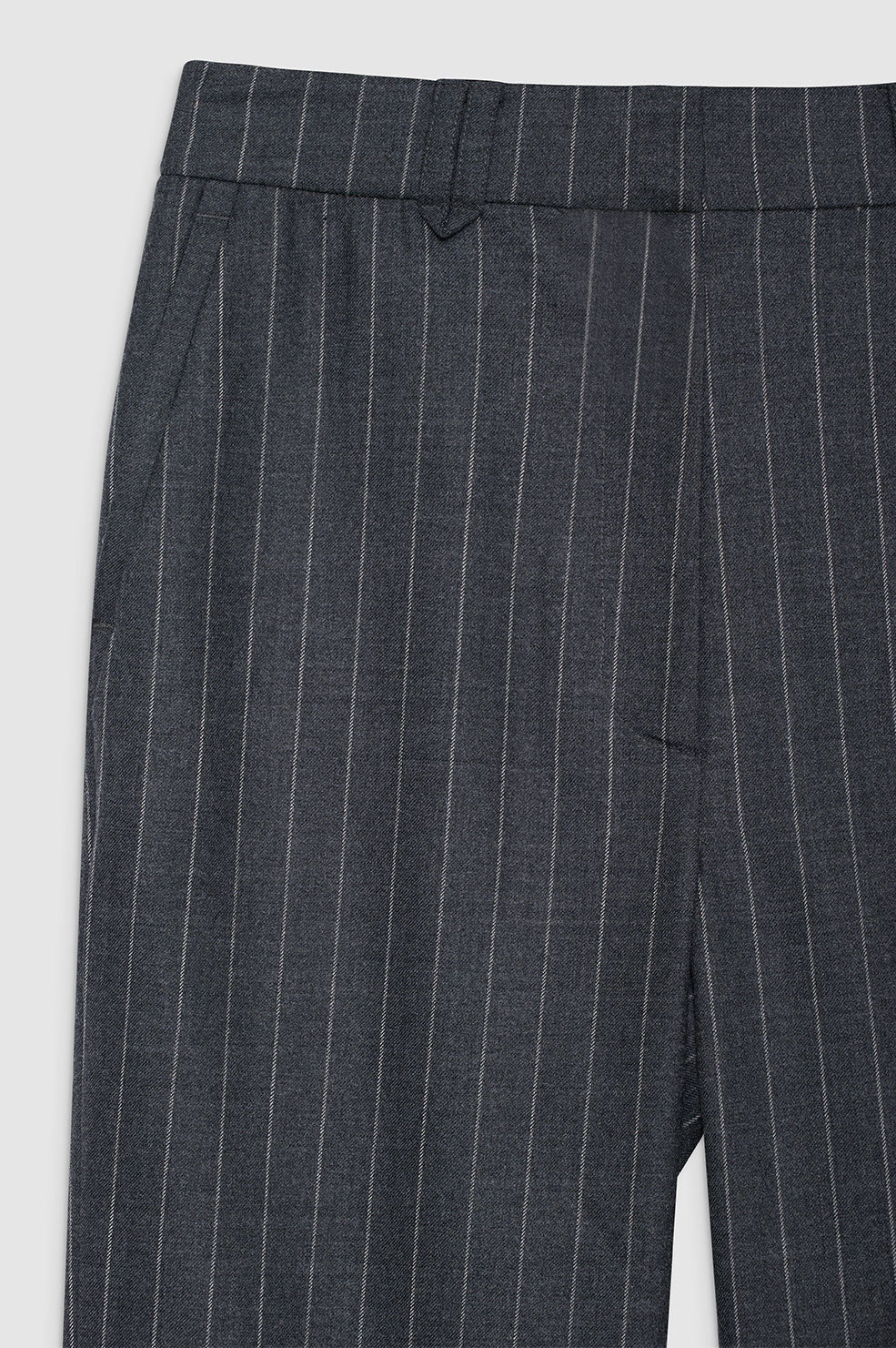 Drew Pant - Grey Pinstripe
