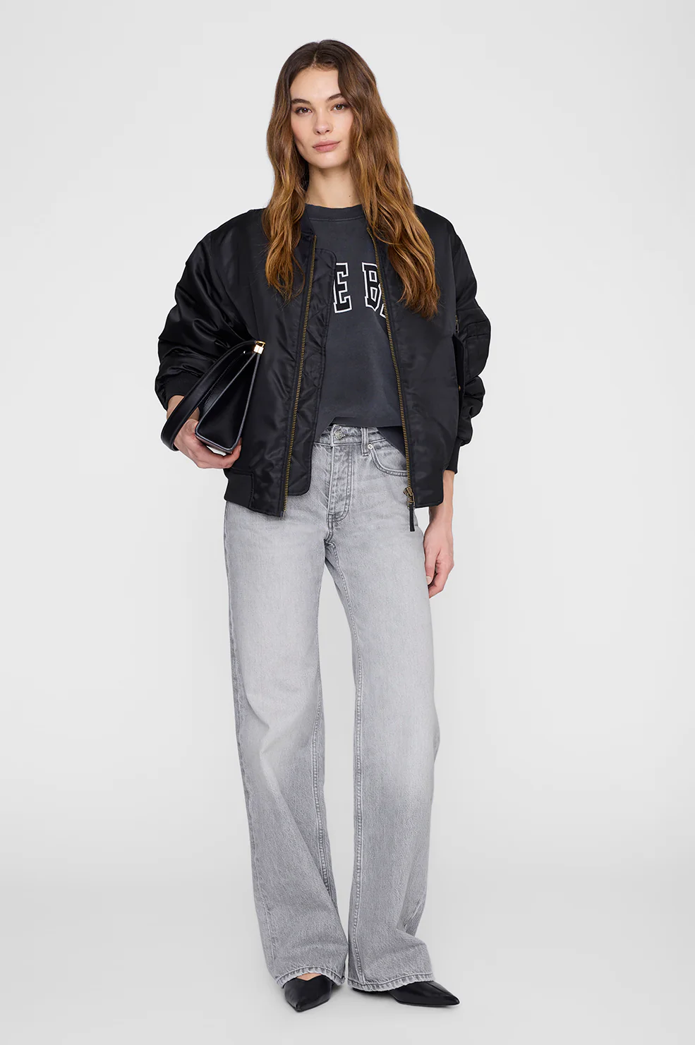 Miles Sweatshirt New Classic - Washed Black