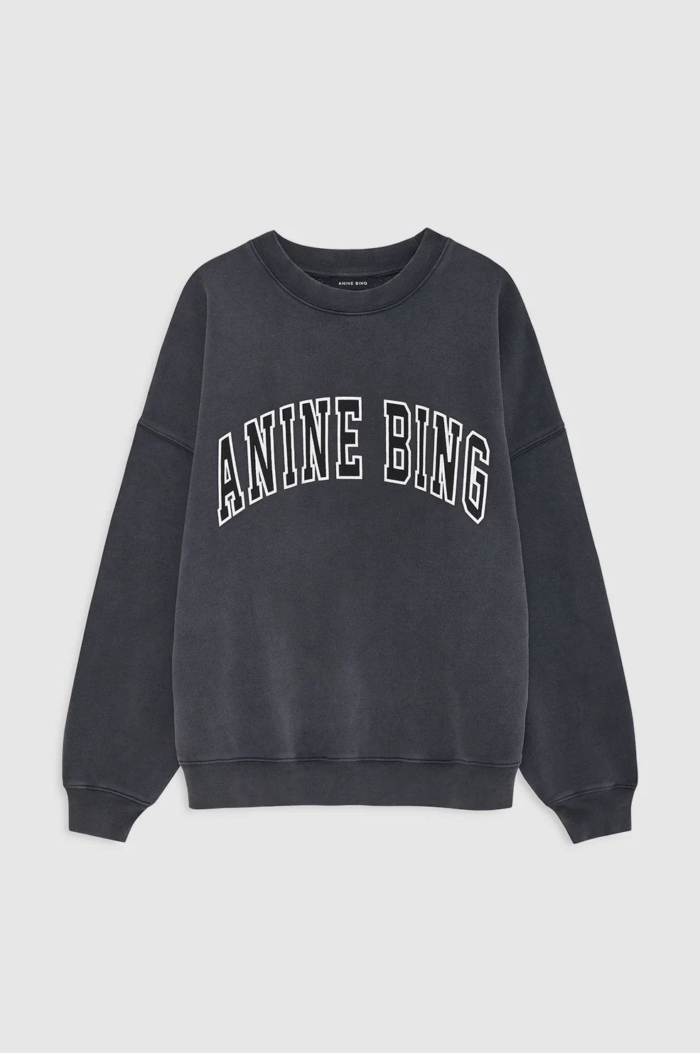 Miles Sweatshirt New Classic - Washed Black