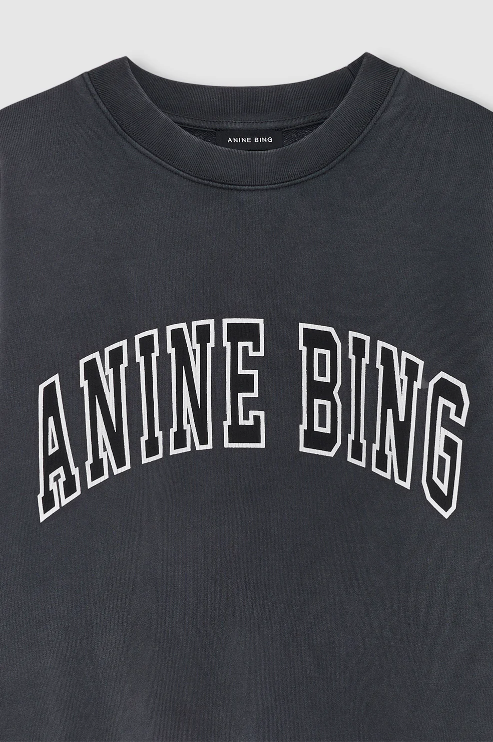 Miles Sweatshirt New Classic - Washed Black