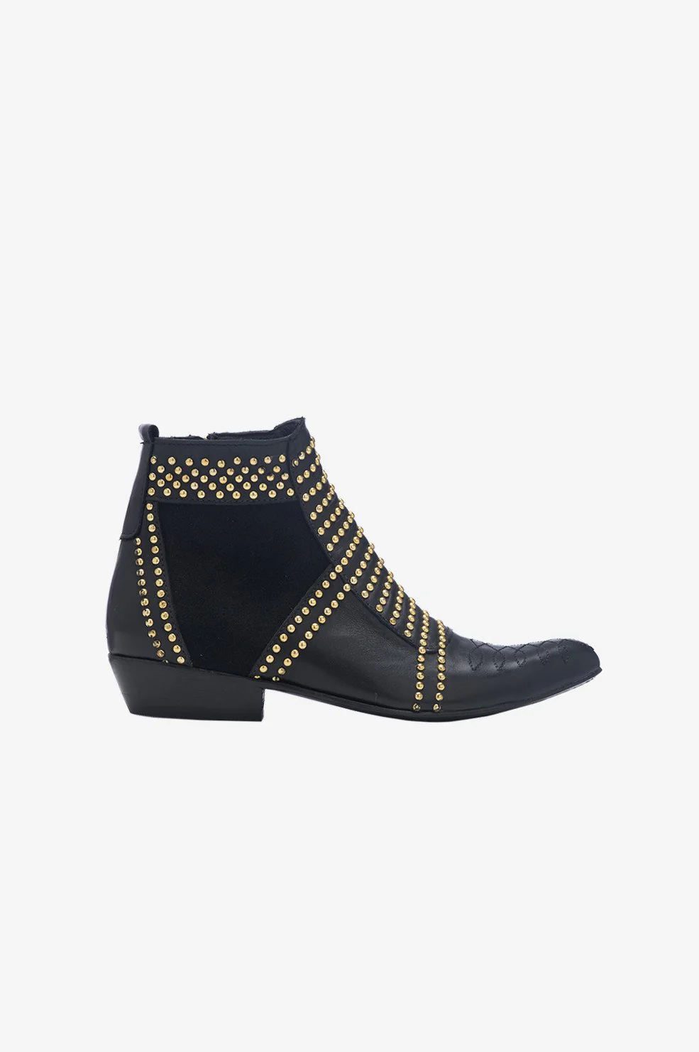 Charlie Boots - Gold Studs