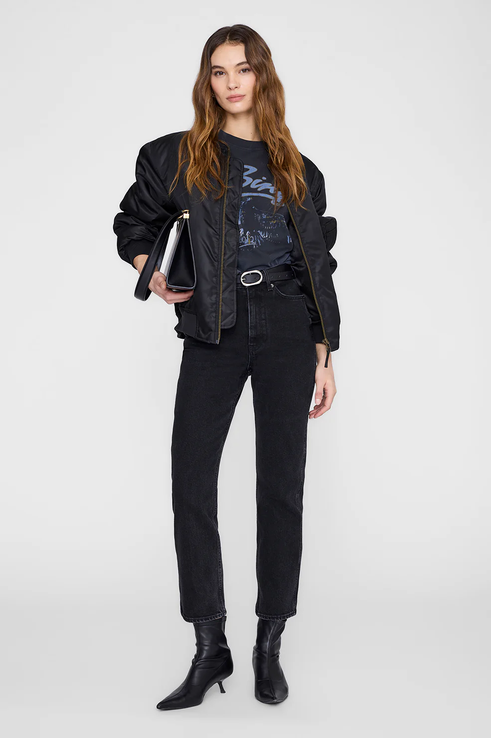 Kent Tee Eagle - Washed Black