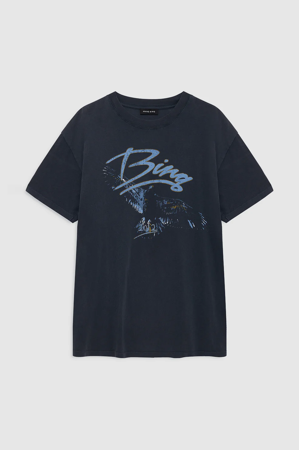 Kent Tee Eagle - Washed Black